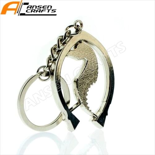 Horse Shoe Keychain in Silver Color Fr. Middel East