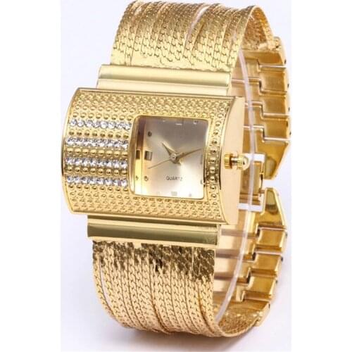 Elegant Square Diamond Women Watches Gold Luxury WomenS Fashion Watch Stainless Steel Ladies Wristwatches Female Quartz Clock