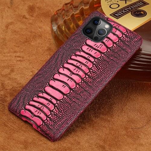 Genuine Cowhide Leather Phone Case For iPhone 12 Mini 12 Pro Max 6 6s 7 8 Plus 11 Pro Max X XS Max XR 5 5s SE 2020 Luxury Cover