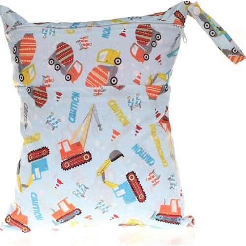 [CHOOEC] 2020 New Wet Bag Washable Reusable Cloth diaper Nappies Bags Waterproof Swim Sport Travel Carry bag Big Size: 30X36 cm