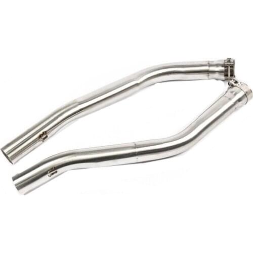 Motorcycle Exhaust Muffler Middle Link Pipe For 2008-2017 Suzuki Hayabusa GSX-R 1300