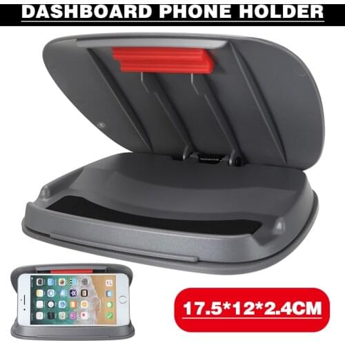 Mayitr 1pc Car Dashboard Universal Mobile Phone Holder Portable Durable Silicone Non-slip Mat Pad Bracket For 3-7Inch Phones