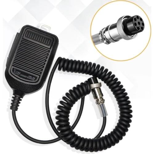 High Quality Microphone Speaker HM-36 Car Radio MIC Handheld Portable Mobile MIC For IC-705 IC-7066 IC-25 IC-718 Walkie Talkie