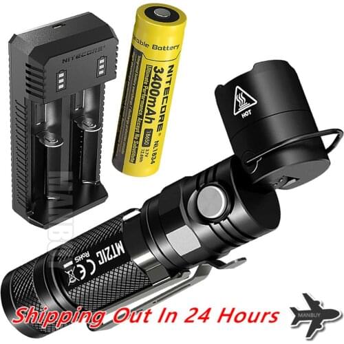Nitecore MT21C 1000Lumen LED Flashlight with 18650 Battery Ui2 Charger Multi-functional Outdoor Camping Hunting Torch Flashlight