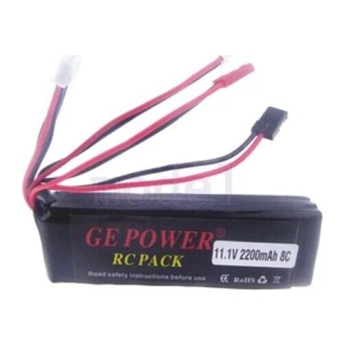 GE power RC Transmitter Lipo Battery 11.1V 2200mAh 8C For 7 10 12E DEVO F12E JR Transmitter