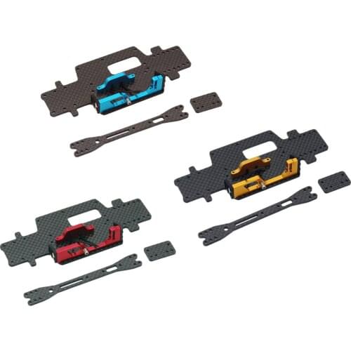 RC Car Carbon Fiber Chassis Plate Upgrade Parts for WLtoys K989 P929 RC Racing Car Replacement