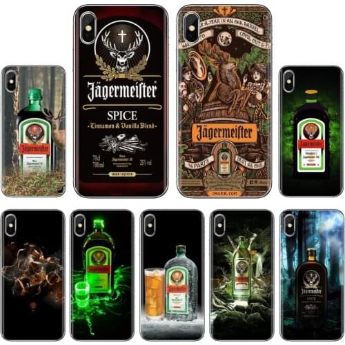 For Xiaomi Mi 5X 6X Mix 1 2 2S 3 Mi5 Mi5S Mi6 Mi3 Mi4 poco X3 nfc F2 Pro M3 Jagermeister Retro Bottle Silicone Case Cover