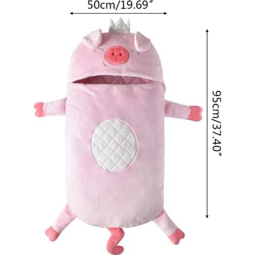Baby Sleeping Bag Soft Infant Blanket Winter Cute Cartoon Animal Sleeping Bag Q9QB
