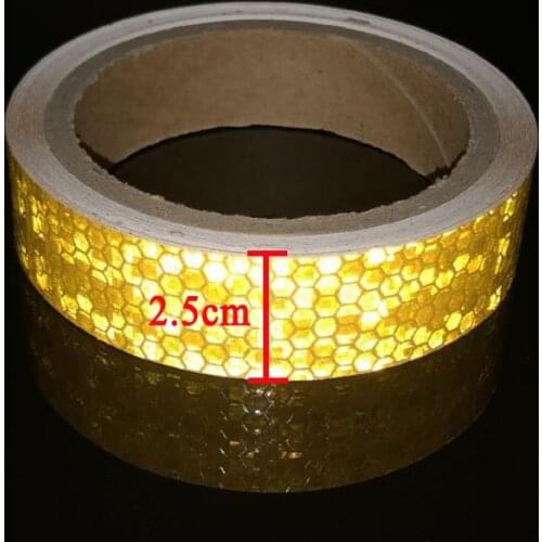 Bike Body Reflective Stickers Reflective Safety Warning Conspicuity Reflective Tape Film Sticker Light Bar Bicycle Access