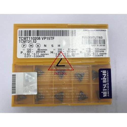 TCMT 110208 VP15TF 10pcs original Mitsubishi turning insert DIAEDGE