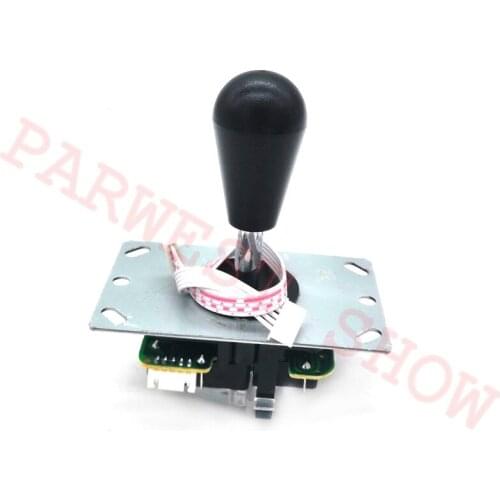 1PC/Lot Oval Balltop DIY arcade joystick copy sanwa joystick with 5pin cable for coin-operated amusement game machines