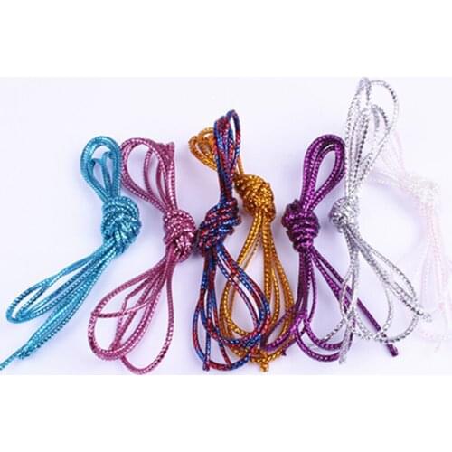 10 Pcs Dreadlock Beads Braids Hair Accessories Braiding Hair Deco Styling Shimmer Stretchable Braiding Hair Strings Long 1 M/pc