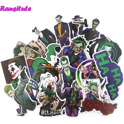 19 Pcs/set Horror Movie Doodle Sticker Kids DIY Skateboard Laptop Luggage Mobile Phone Bike Bicycle Waterproof Sticker R550