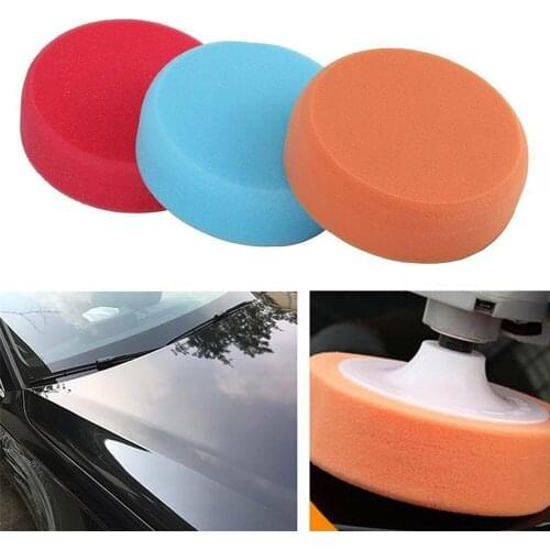 3PCS M14 150mm Car Polishing Heads Mop Pads Sponge Soft Foam Buffing New Car Accessories Polishing Sponge Heads