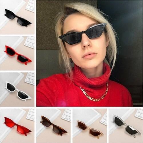 4@# Women Outdoor Retro Personality Versatile Small Frame Sunglasses New Hiking Climbing Leisure Cats Eye Sunglasses UV400