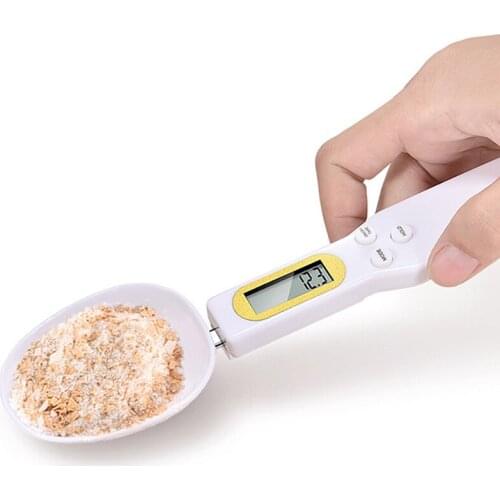 500g/0.1g Kitchen Scale LCD Display Measuring Spoon Weight Gram Electronic Balance Tools Food Scales Cooking Baking Accessories
