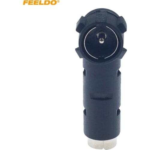 FEELDO 1PC Car Radio Stereo Antenna Adapter Aerial Connector Converts DIN Female To ISO Male #AM2962