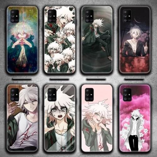 Makoto Nagito Komaeda Anime Phone Case For Samsung Galaxy A21S A01 A11 A31 A81 A10 A20E A30 A40 A50 A70 A80 A71 A51