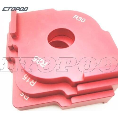 Woodworking tools Engraving machine Rounded corner template Rplate wood milling DIY wood milling ruler carpenter tools 3Pcs/set