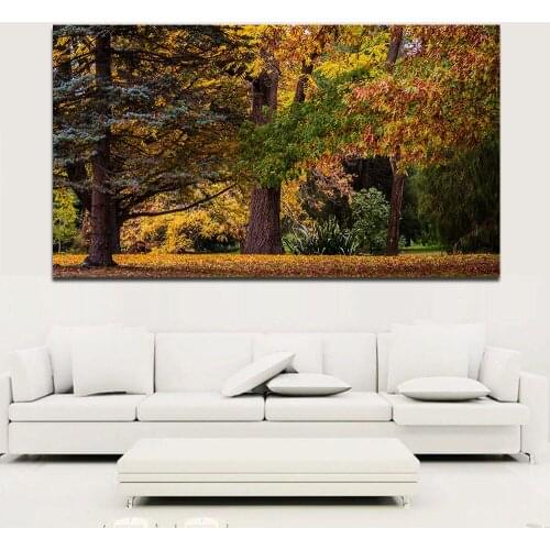 JQHYART The Scenery Of Autumn Canvas Art Oil Painting Moder Home Decor Picture Wall Pictures For Living Room No Frame