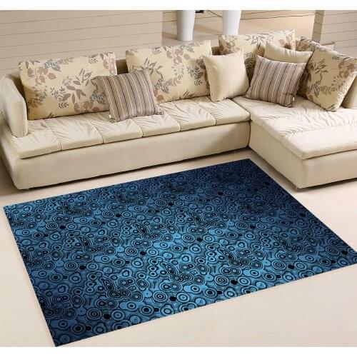 Blue Pattern Rug, New Fashion Rugs, Modern Rug, Corridor Carpet, Fan Rugs, 3d Print Carpet, Kids Room Rugs,Arts Rug,ms0164