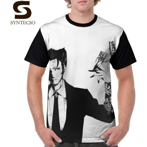 Manga Anime Comic T Shirt Monogatari - Kaiki Nisemono T-Shirt 4xl Men Graphic Tee Shirt Printed Short Sleeves Fun Tshirt