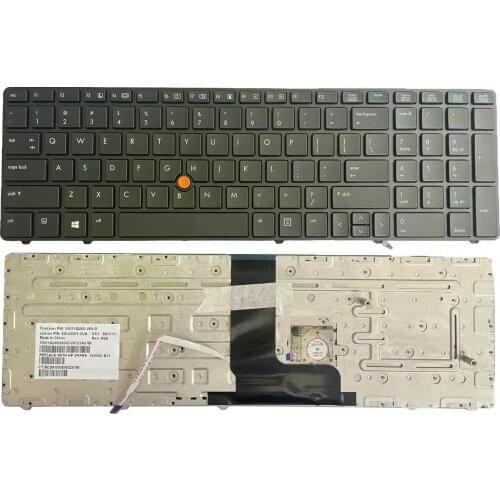 For HP Elitebook 8560w New Genuine Laptop Keyboard with Pointer 703151-001