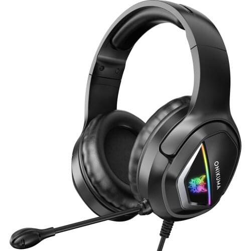 ONIKUMA Gaming Headset with Microphone X2 7.1 Surround Headset Gamer USB/3.5mm Wired Headphones For PC PS4 Xbox one Earphones