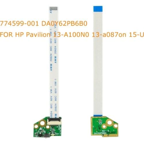 Original 774599-001 DA0Y62PB6B0 FOR HP Pavilion 13-A100N0 13-a087on 15-U POWER BUTTON BOARD 100% TESED