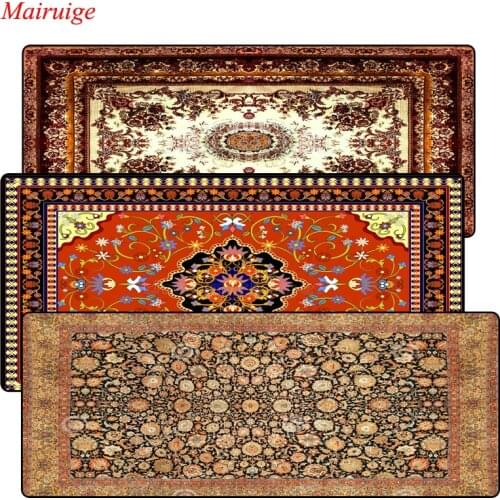 XGZ Persian Carpet Large Gaming Mouse Pad Locking Edge Keyboard Mat Grande pad for CS GO LOL Dota Game