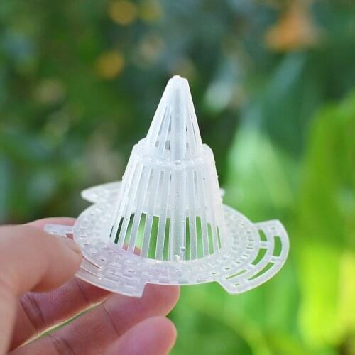 100PCS/Lot Plastic Plant and Flower Pot Drainage Cover with High Hydrophobic Cover Pot Hole Mesh Pad Planters Garden Supplies