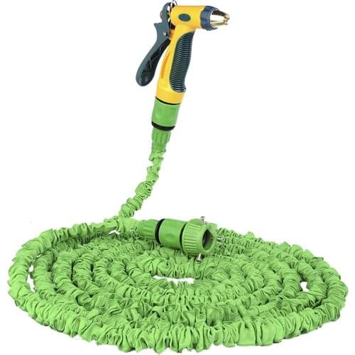 25FT-250FT Car Wash Spray Garden Hose Expandable Magic Flexible Water Hose EU Hose Plastic Hoses Pipe With Spray Gun To Watering