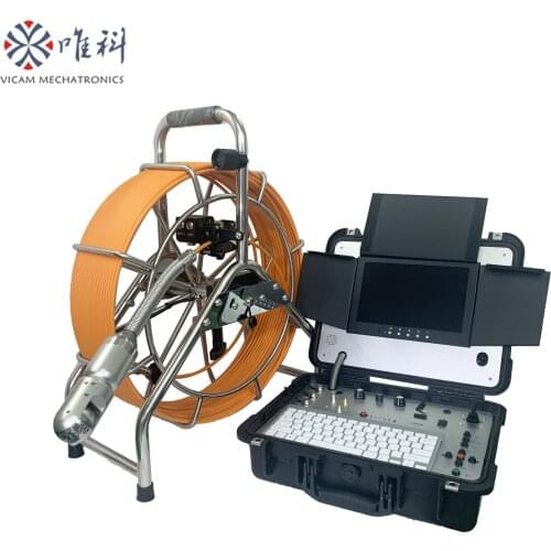 Drain Sewer Borescope Endoscope Waterproof 10bars Vicam V10-3388PTN Dia 50mm Pan Tilt Rotation AHD Camera Head