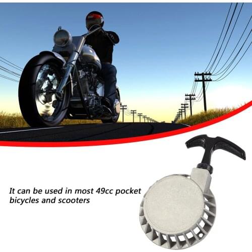 Recoil Starter for 49cc Pocket Bike Minimoto Aluminum Pull Start Assembly