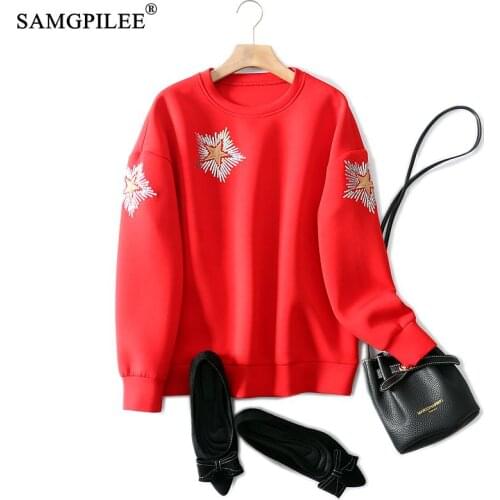 Autumn And Winter 2020 Clothes For Women Casual Cotton Full Sleeve Print Pullovers O-neck Plus Size Sweatshirts For Woman 4XL