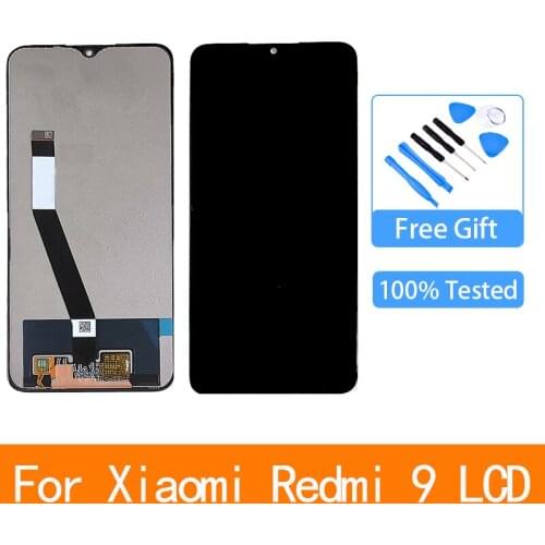 For Xiaomi Redmi 9 lcd display Digitizer assembly With Frame for Redmi 9 display Replacement Repair Parts 6.53"