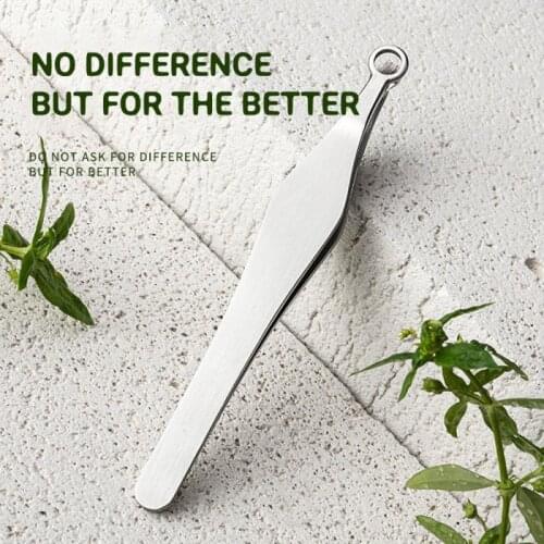 1PCS Universal Nose Hair Trimming Tweezers Nose Hair Clipper Stainless Steel Trimmer Tool Facial Trimming Makeup Scissors