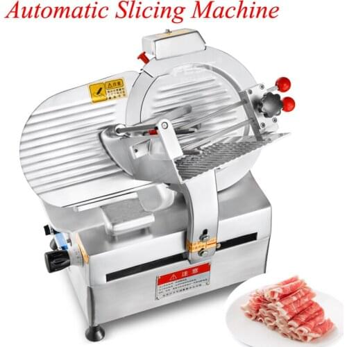 12 Inches Automatic Mutton Roll Slicer Meat Slicing Machine Commercial Kitchen Equipment Meat Planer Beef Meat Slicer RC-30