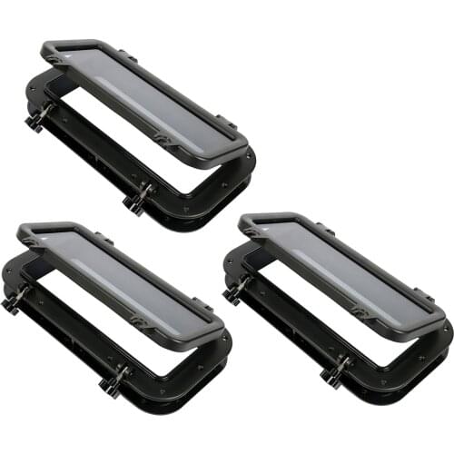 3x Plastic Yacht Ship Porthole Window Boat Porthole Hatch UV Resistant