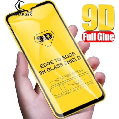 9D Tempered Glass For Huawei Y8P Screen Protector Full Cover Glass For Huawei Y8p Protective Glass Huawey Huwei Safety Film Glas