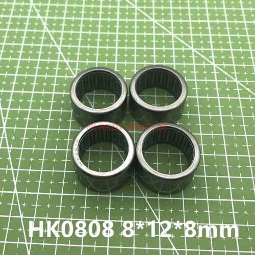 2021 Promotion Sale Free Shipping 10pcs Hk081208 Hk0808 37941/8 Drawn Cup Type Needle Roller Bearing 8 X 12 8mm For Shaft