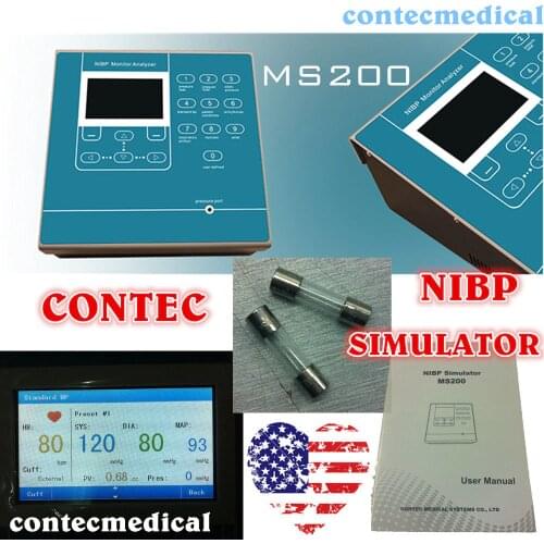 CONTEC MS200 NIBP Simulator Non-Invasive Blood Pressure simulation COLOR LCD,New