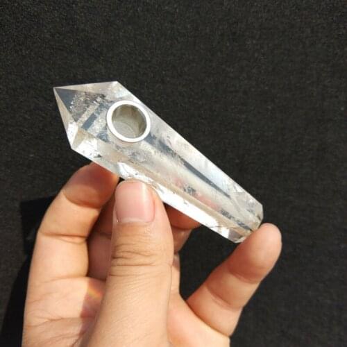 Cheap price wholesale crystal smoking pipe gemstone for gift