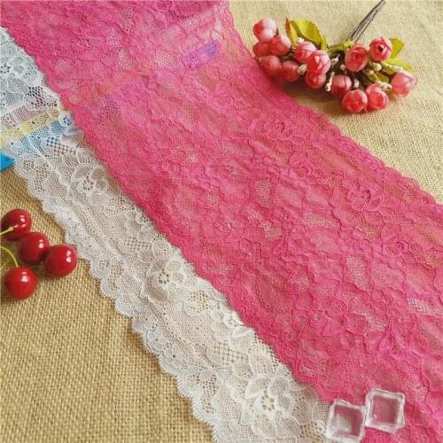 E1002 17CM Spandex Elastic lace decorative fabric, suitable for casual womens wear