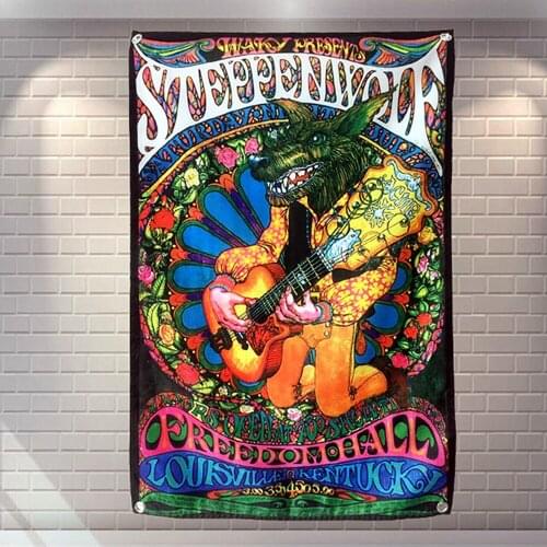 Hip hop\Jazz\Reggae\Heavy Metal Music Poster Tapestry Hanging Painting Background Decor Cloth Rock Band Posters Banners Flags B2