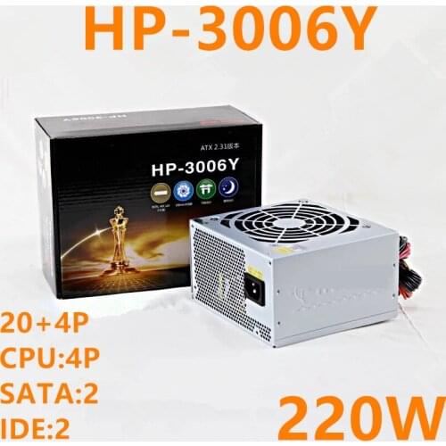 New Original PC PSU For Great Wall Brand Computer Power Supply For Silent Desktop 220W Power Supply HP-3006Y