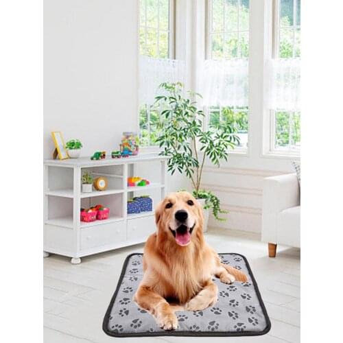 Pet Cushion Electric Blanket Heating Pad Dog Cat Bed Mat Waterproof Anti-Bite Winter Warmth Adjustable Temperature Chair Cushion