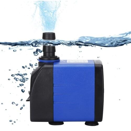 Ultra Quiet Submersible Water Fountain Pump Filter Fish Pond Aquarium Water Pump Tank Fountain 3.5/6/10/15/25W 220-240V