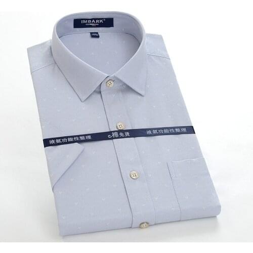 Short sleeve shirts Oxford factory outlet new fashion men summer super large high qualtiy plus size M-7XL8XL10XL12XL14XL 76001
