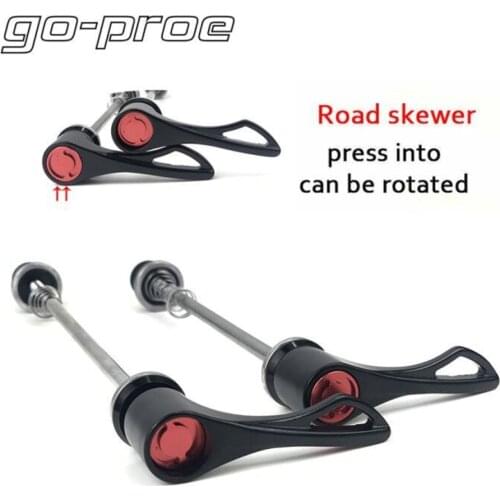 1 Pair Titanium Axle Road Bike Quick Release Front QR100mm Rear QR130mm Skewer For Road Bicycle Hub 95.5g Front And Rear QR15